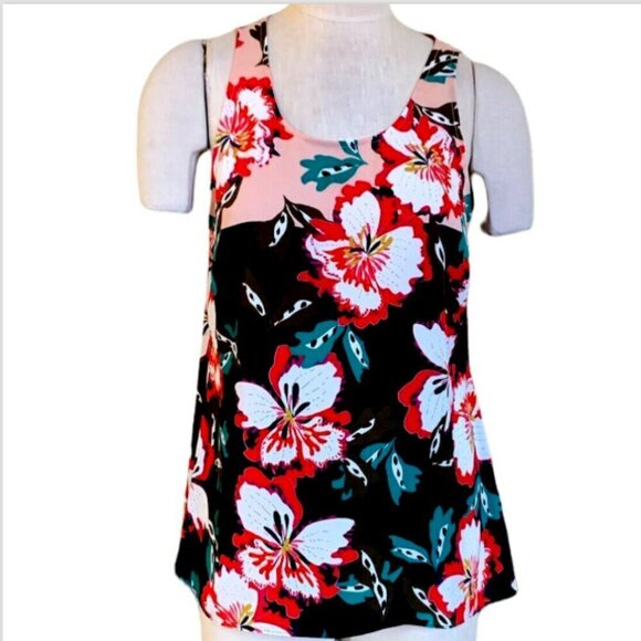 CAbi Hibiscus Blouse Style 5542 Sz M #3K - Picture 2 of 8